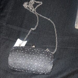 Elegant Silver Clutch Bag